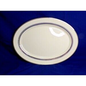 Syracuse Old Ivory China OPCO "Nimbus" Pattern One Large Oval Platter  USA VTG